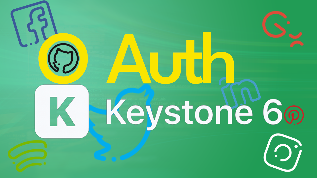 Adding OAuth to Keystone6 app